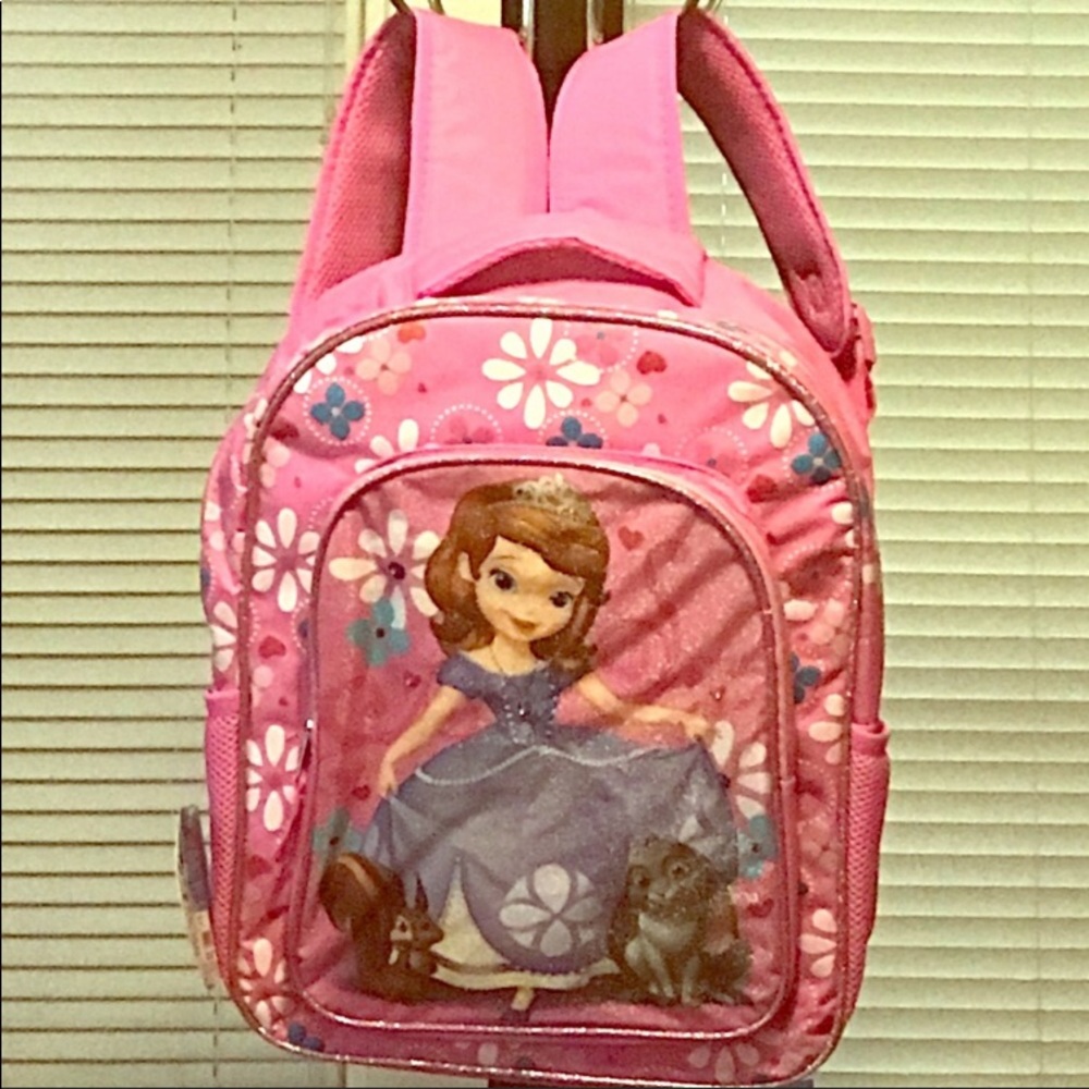 Sofia the First light up backpack 16”